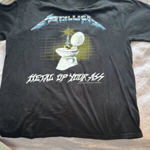 Metallica Metal Up Your Ass Band T-Shirt • Heavy Metal Tee